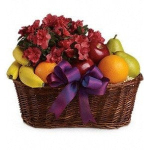 Fruits and Blooms Basket - Flowers by Pouparina