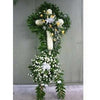 White Crysanthemums cross with yellow roses corsage - Flowers by Pouparina