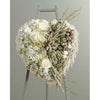 Half Heart Dried Flowers and Half Fresh Flowers Standing Spray - Flowers by Pouparina