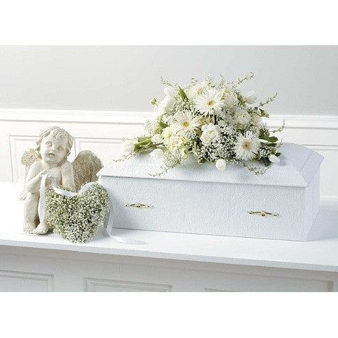 White Baby Sympathy Package - Flowers by Pouparina