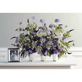 Lavander and Purple Flowers Sympathy Tribute - Flowers by Pouparina