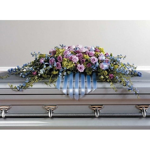 Blue and Yellow 3 Pieces Funeral Package
