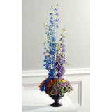 Mix Color Flowers and Colors Sympathy Basket - Flowers by Pouparina