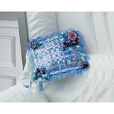 Blue Pillow and Flowers Corsage Lid Inset - Flowers by Pouparina