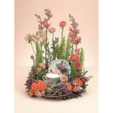 Antique Custome Motive Sympathy Basket; - Flowers by Pouparina