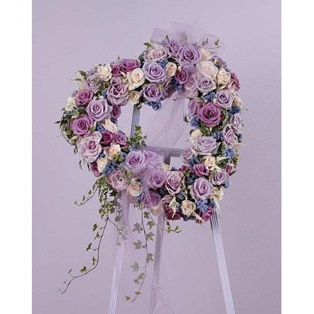 Mix Colors and Flowers Cross Standing Spray