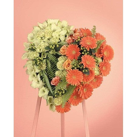 Mix Colors and Flowers Cross Standing Spray