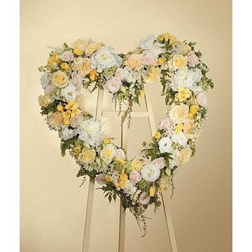 Mix Colors and Flowers Cross Standing Spray
